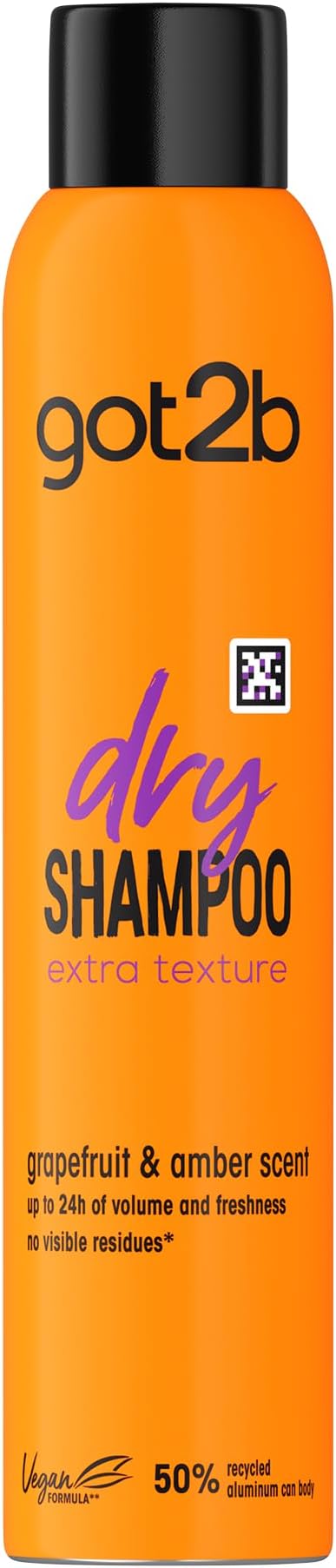 Schwarzkopf got2b Fresh It Up, No Rinse Spray to Refresh Hair in Between Washes, No White Residue, Dry Shampoo, Extra Texture 200ml