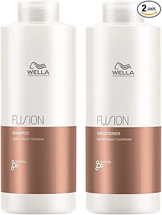 Wella Fusion Intense Repair Shampoo and Condtioner – Litres