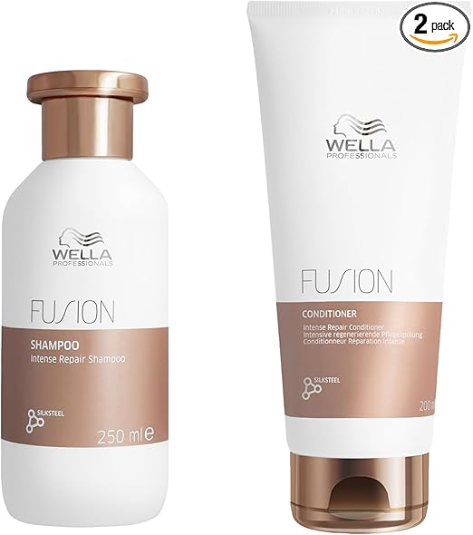Wella Fusion Intense Repair Shampoo and Condtioner – Litres